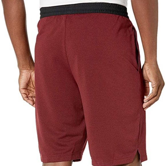 🆕Reebok Men's Workout Ready Melange Knit Shorts,Maroon, S, M, L, NWT, Authentic - Picture 4 of 12